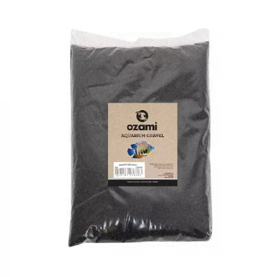 AKVARIEGRUS Ozami, Marmor, 0,5mm. Svart, 2kg.