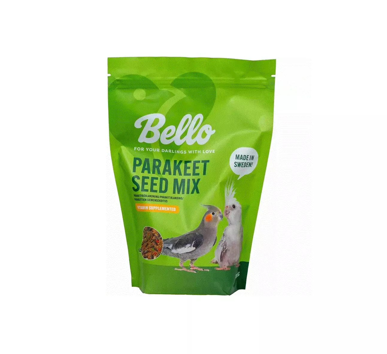 BELLO Parakitt, Frøblanding, 800g.