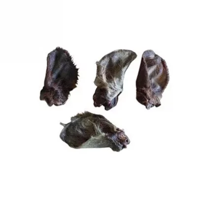 OKSEØRE m/pels & muskel