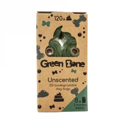 Green Bone Hundeposer– Unscented (120 stk)