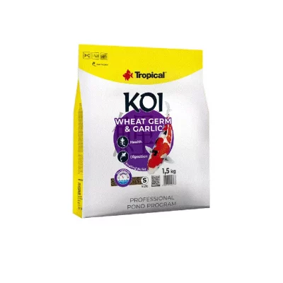 WHEAT GERM & GARLIC Pellets, Tropical, S, 5L./1,5Kg