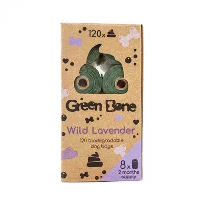 Green Bone Hundeposer– Wild Lavender (120 stk)