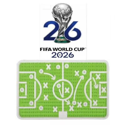 SLIKKEMATTE "Winner" Pawise, FIFA, 32x20cm.