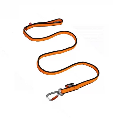 Bungee leash, black/orange, 2.0m/23mm, single