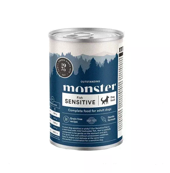 Monster Dog Adult Sensitive Fish 400 g