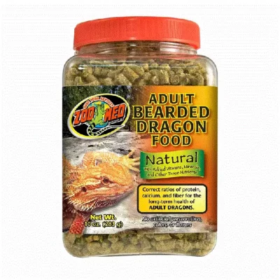 BEARDED DRAGON FOOD ZooMed, 283g. Fôr til voksen skjeggagam