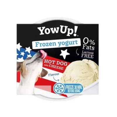YowUp! Frozen Yogurt, Hot Dog with Cheese, 110g. Hundeis