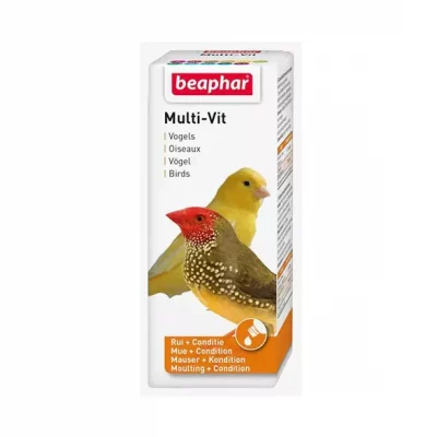 MULTI-VIT Beaphar, Multivitaminer, Fink & undulat, 20ml.