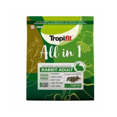 Tropifit, Rabbit Adult, 1,75kg. Kaninpellets