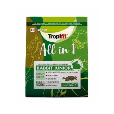 Tropifit, Rabbit Junior, 1,75kg. Kaninpellets