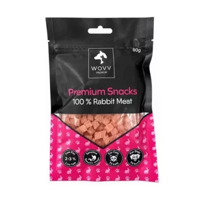 Wovv Godbiter, Kanin. Små biter, 80g.