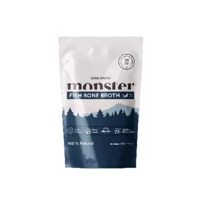 Monster, Bone Broth, Fish, 100ml.