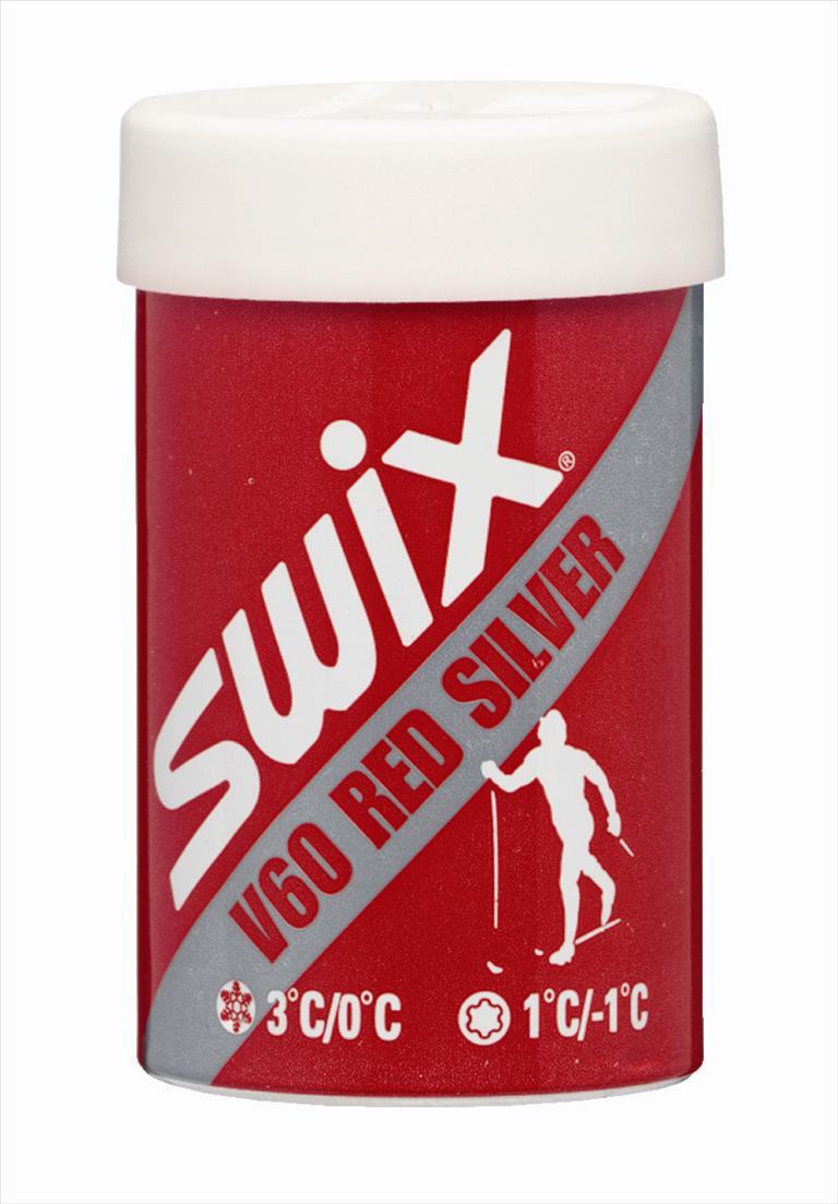 Swix  V60 Red/Silver Hardwax 0/+3C, 45g