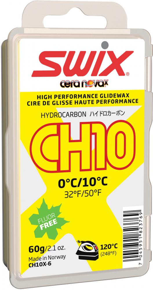 Swix  CH10X Yellow, 0 °C/10°C, 60g