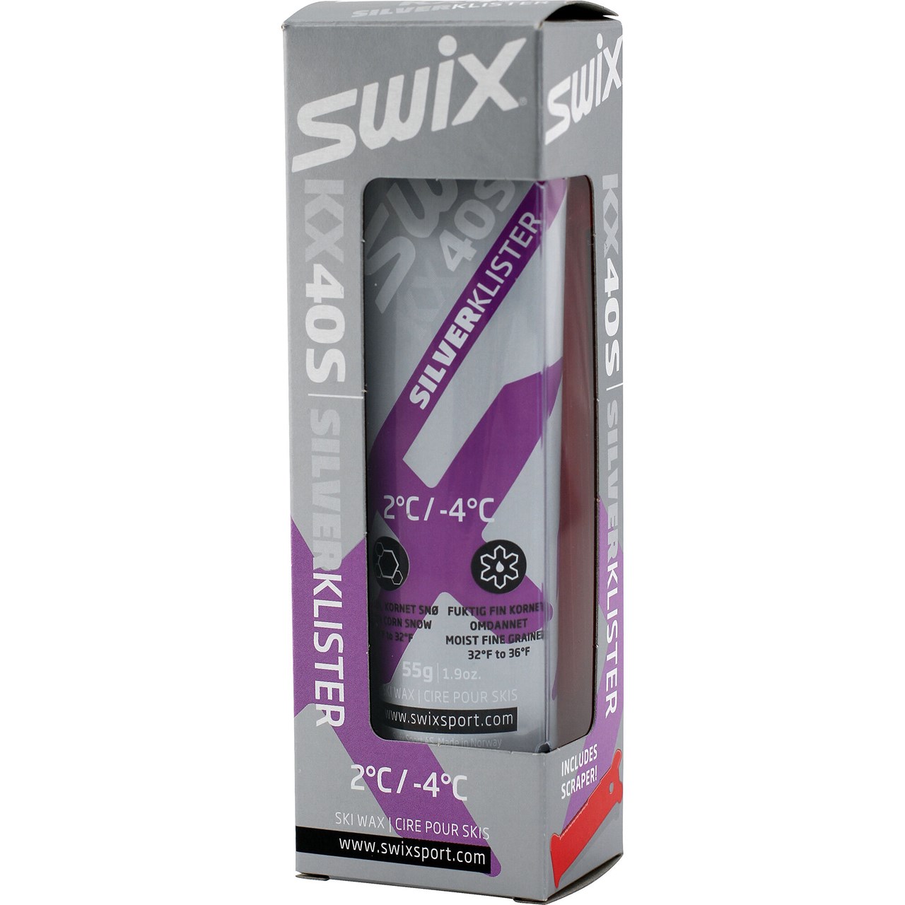 Swix  KX40S Silver Klister, -4C to 2C