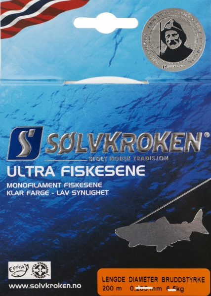 Sølvkroken Ultra Fiskesene 0,255mm