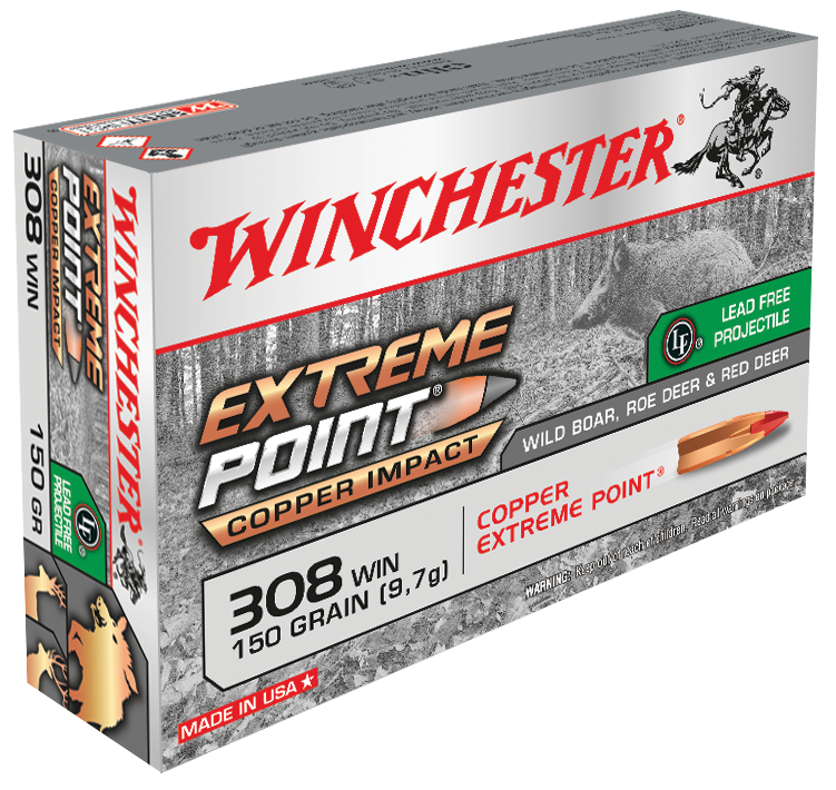 Winchester Extreme Point Lead Free 308 Win  9,7g 150gr