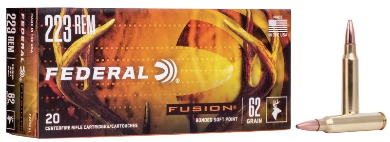 Federal Fusion 223 Rem 62gr