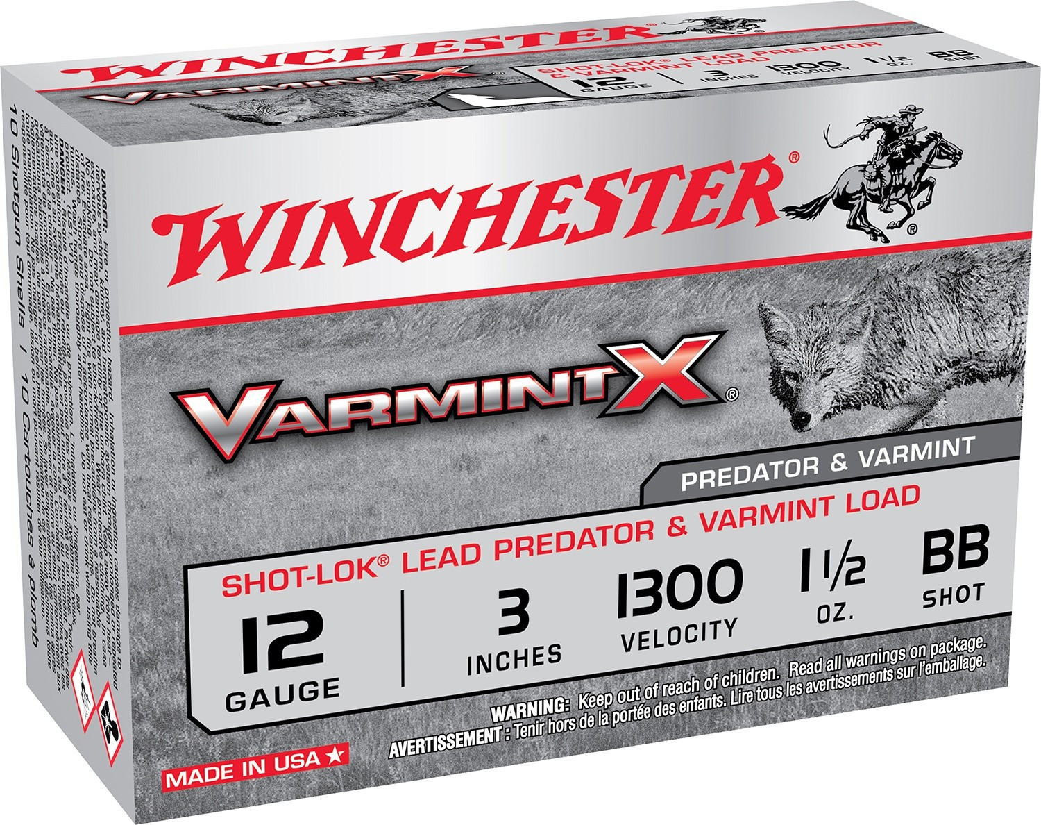 Winchester 12/76 Varmit-X 42gr #BB