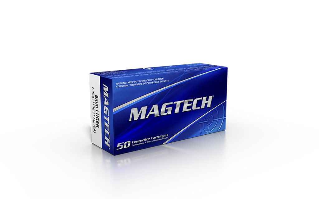 Magtech 9mm LUGER 115GR FMJ