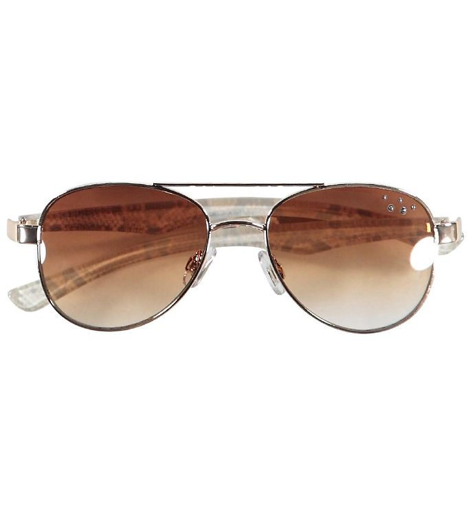 SUNGLASSES WITH RACK GOLD COLOUR - NAME IT