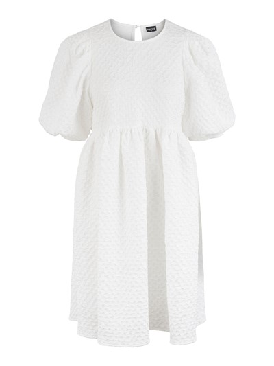 ALICE DRESS BRIGHT WHITE - PIECES