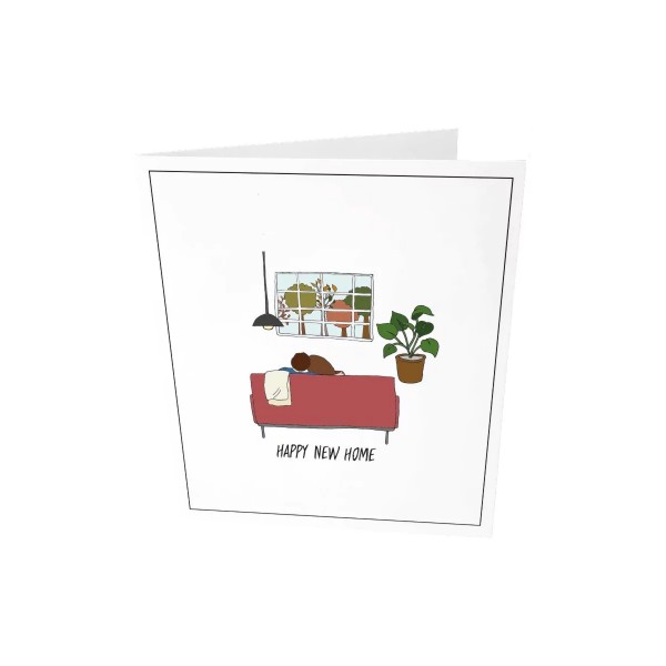 GREETING CARD "HAPPY NEW HOME"