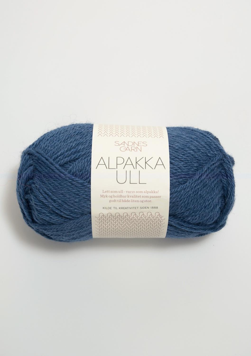 Alpakka Ull Sandnes 6364 - Mørk Blå