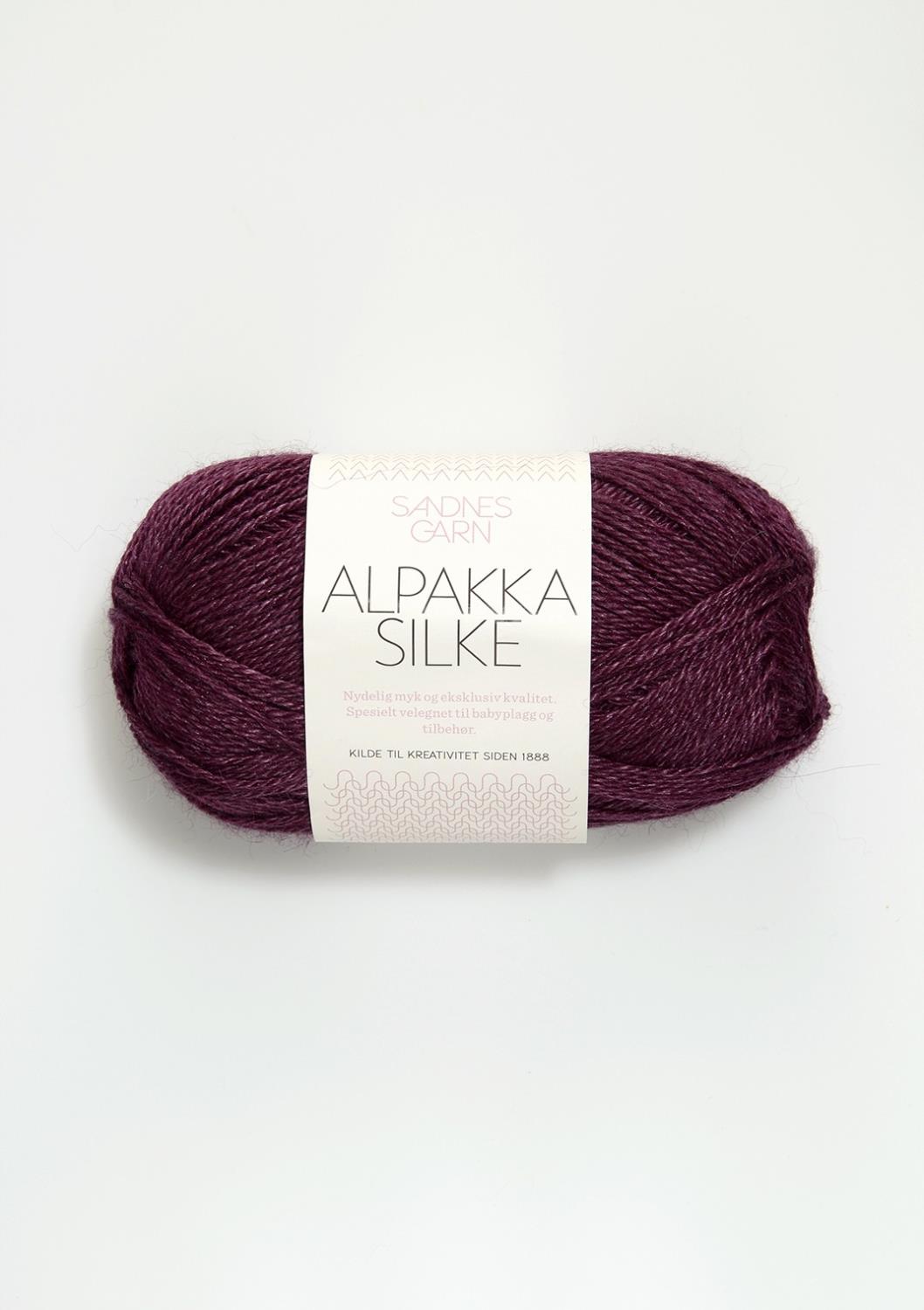 Alpakka Silke Sandnes 5063 - Lilla