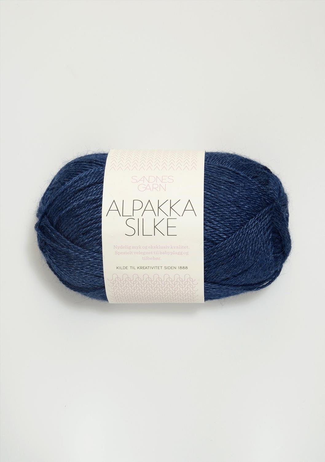Alpakka Silke Sandnes 6063 - Inkblå