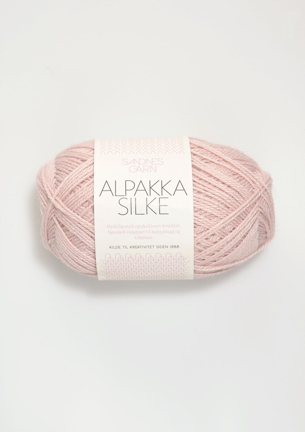 Alpakka Silke Sandnes 3511 - Pudder Rosa