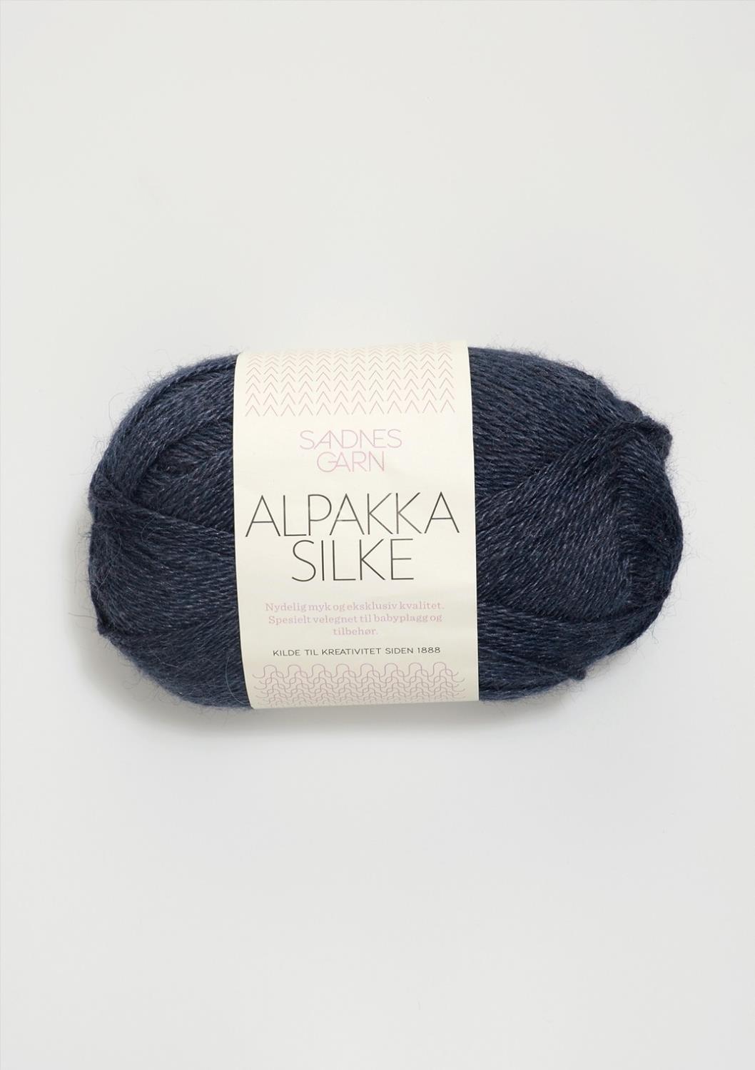 Alpakka Silke Sandnes 6081 - Dyp Blå