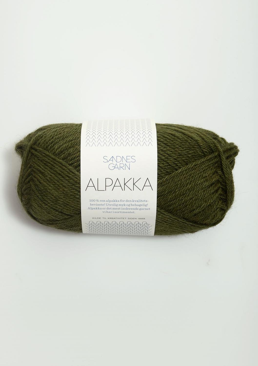 Alpakka Sandnes 9573 - Mosegrønn
