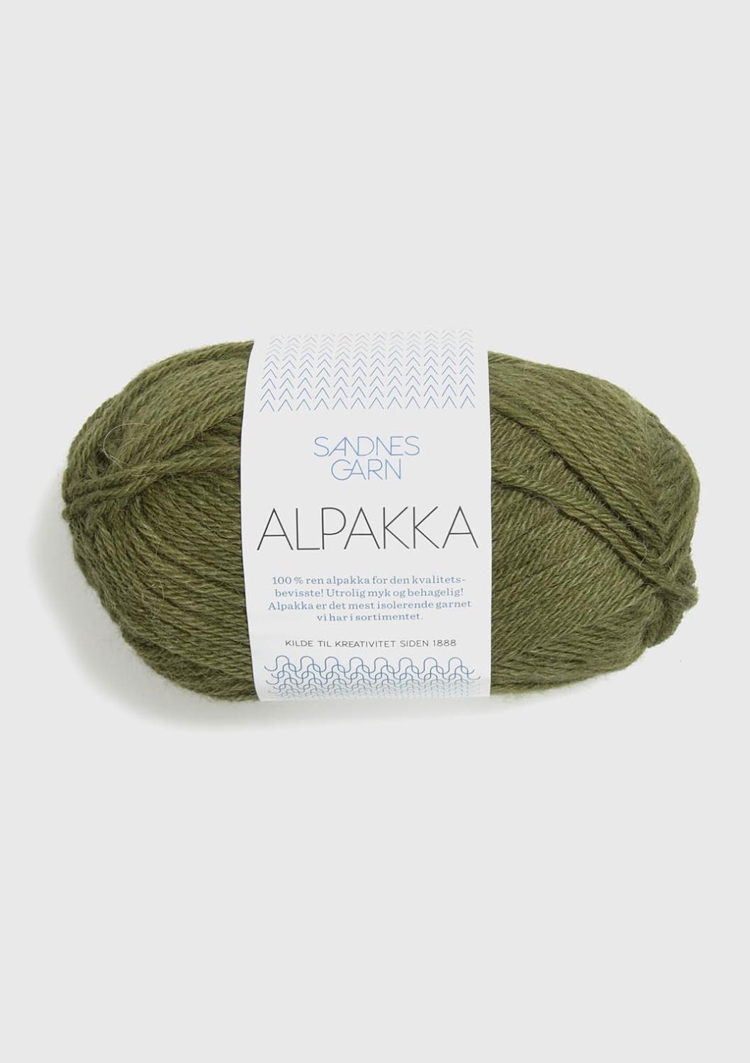 Alpakka Sandnes 9554 - Olivengrønn