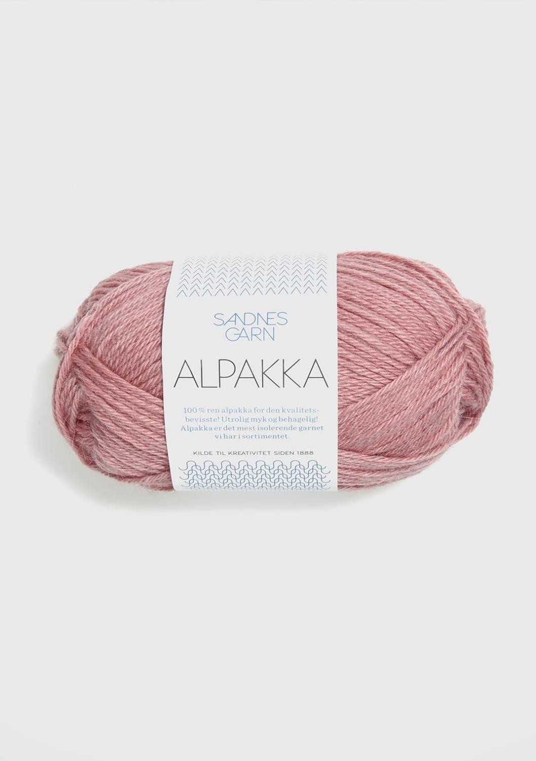 Alpakka Sandnes 4023 - Støvet Rosa