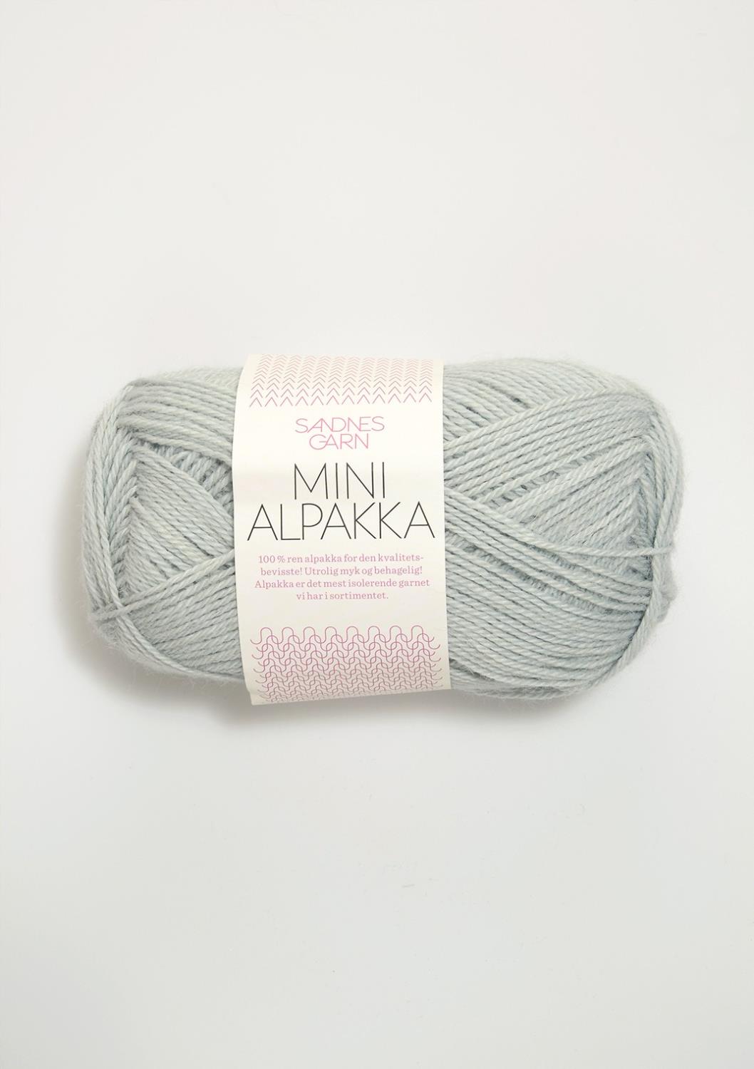 Mini Alpakka Sandnes 7521 - Støvet Lys Blå