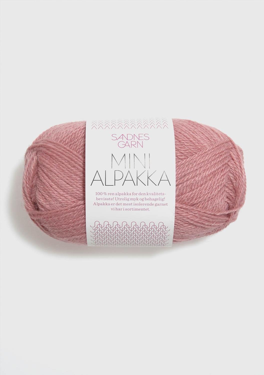 Mini Alpakka Sandnes 4023 - Støvet Gammelrosa