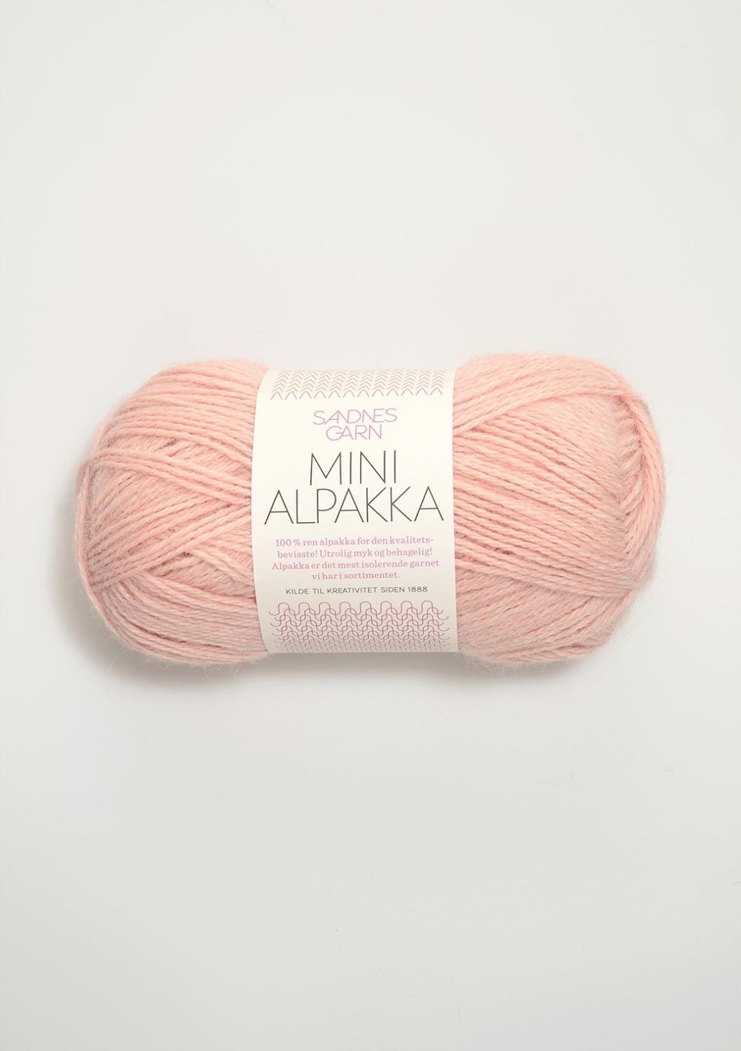 Mini Alpakka Sandnes 4313 - Pudder Rosa