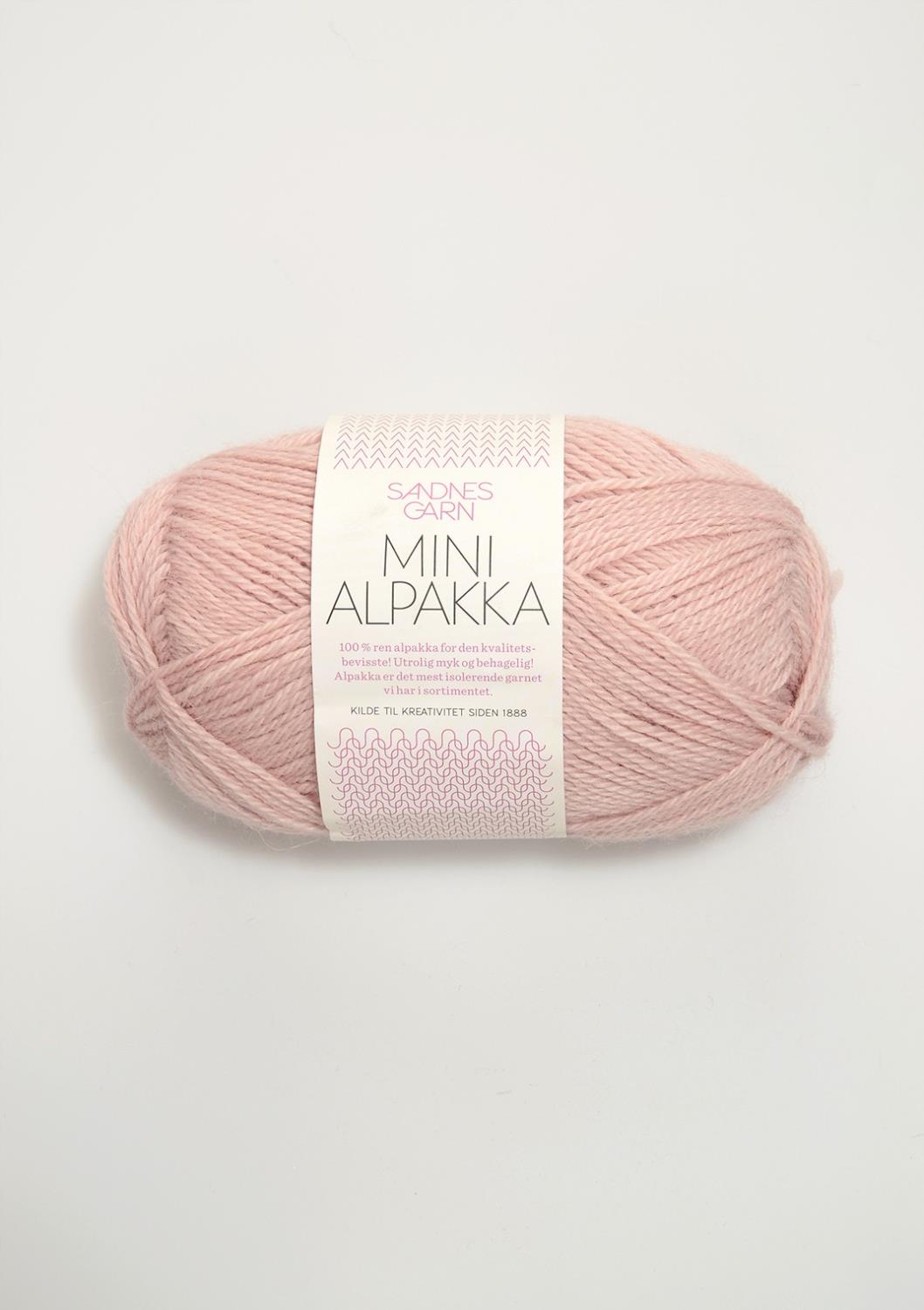 Mini Alpakka Sandnes 3511 - Pudder Rosa