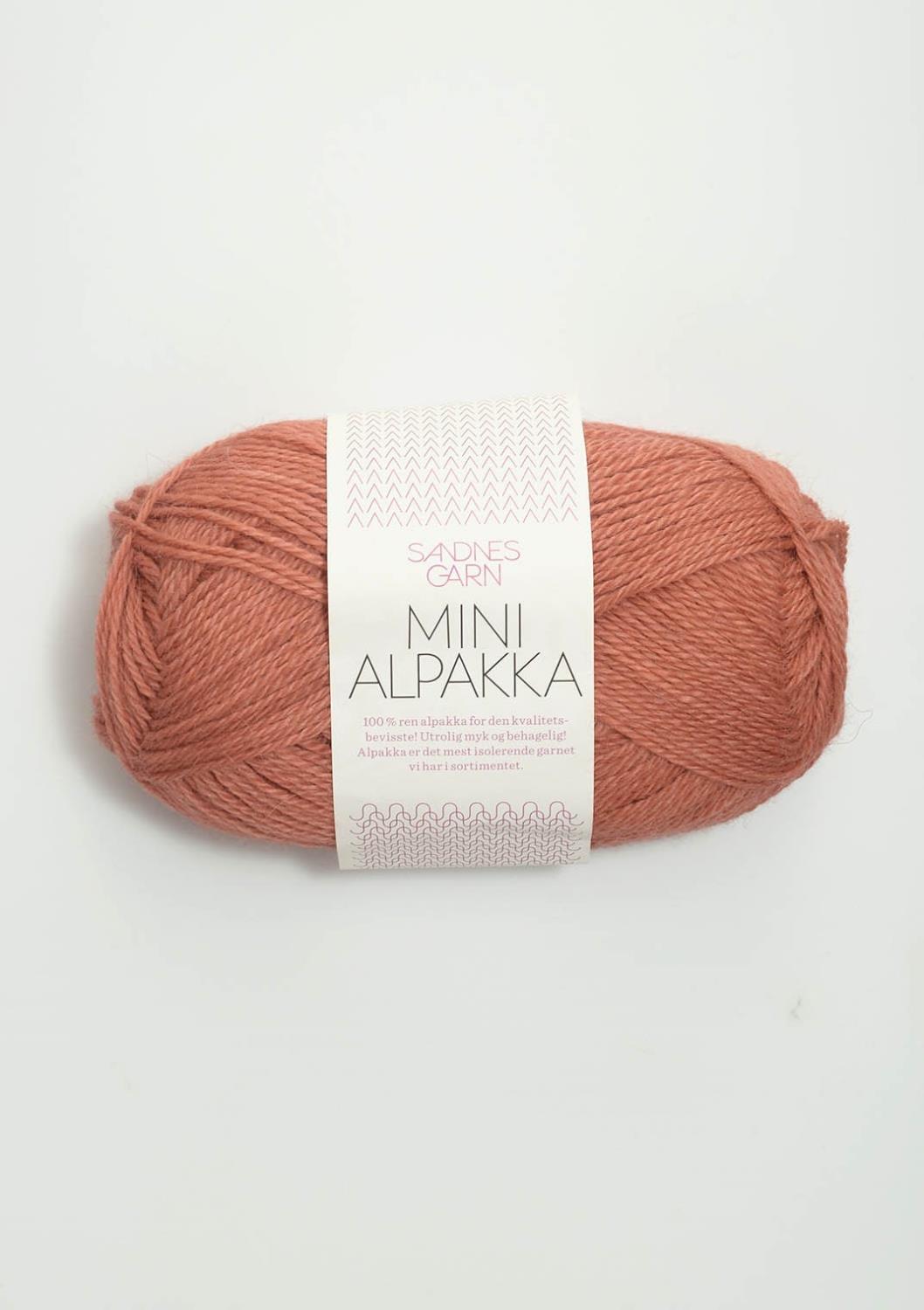 Mini Alpakka Sandnes 3834 - Lys Terrakotta