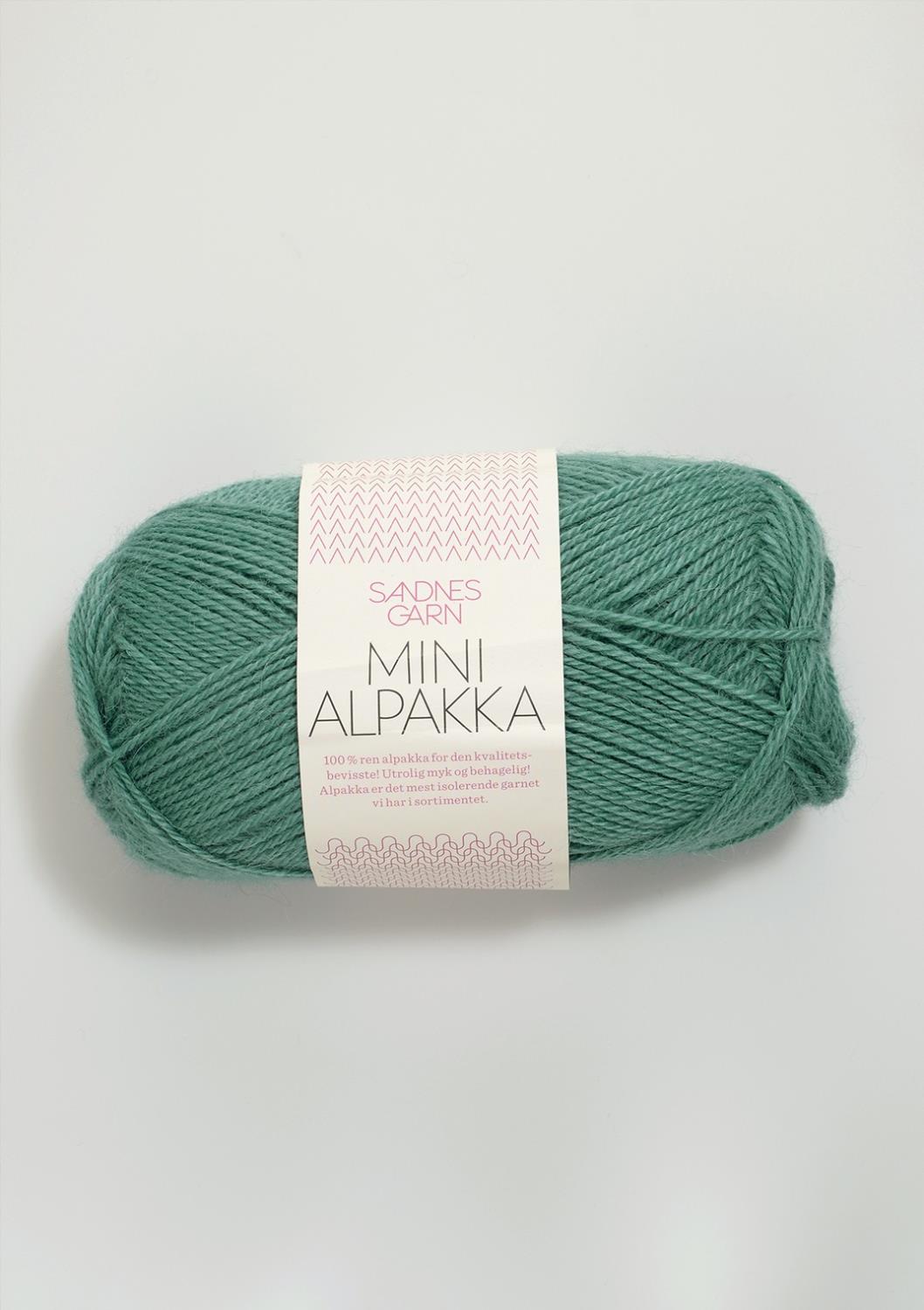 Mini Alpakka Sandnes 7243 - Støvet Grønn