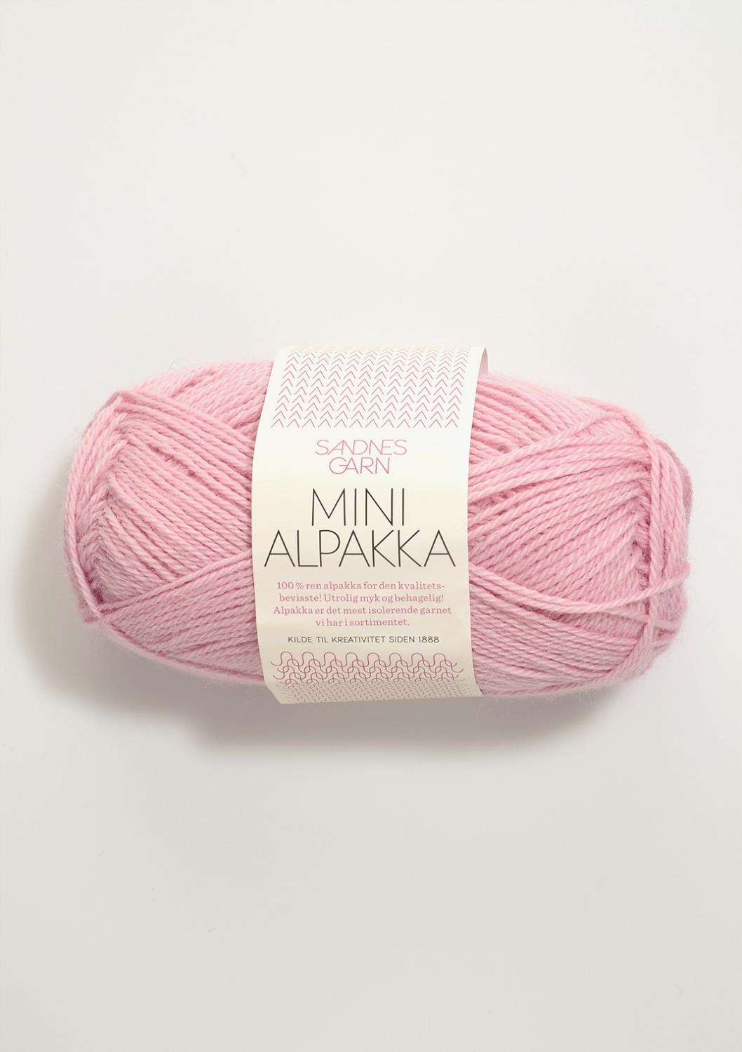 Mini Alpakka Sandnes 3911 - Lys Rosa