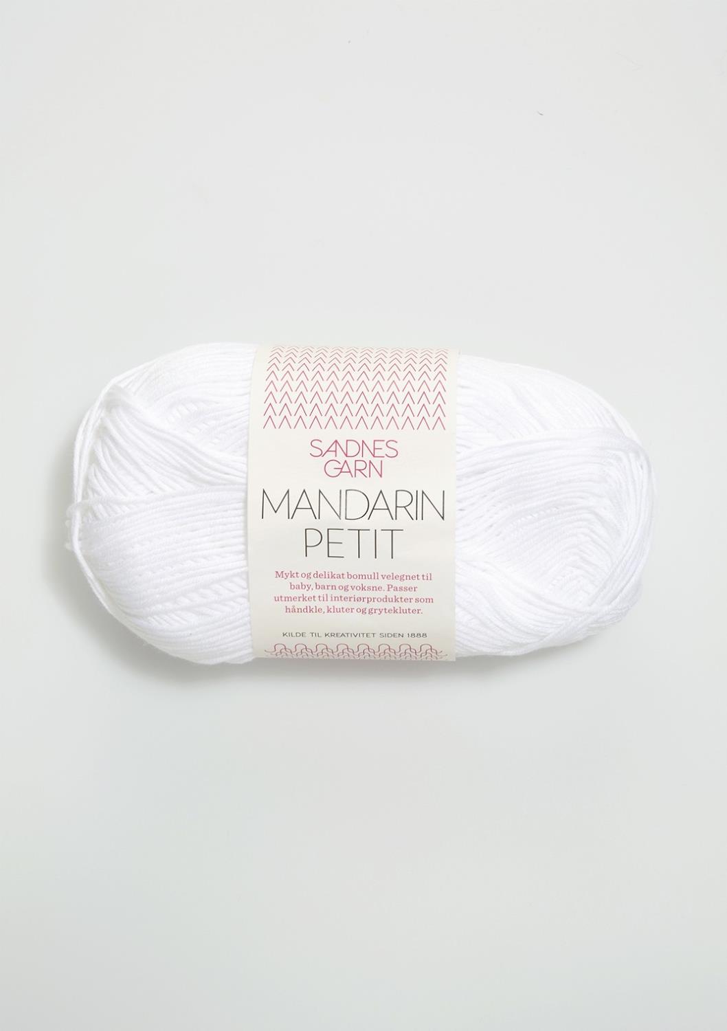 Mandarin Petit Sandnes 1001 - Hvit