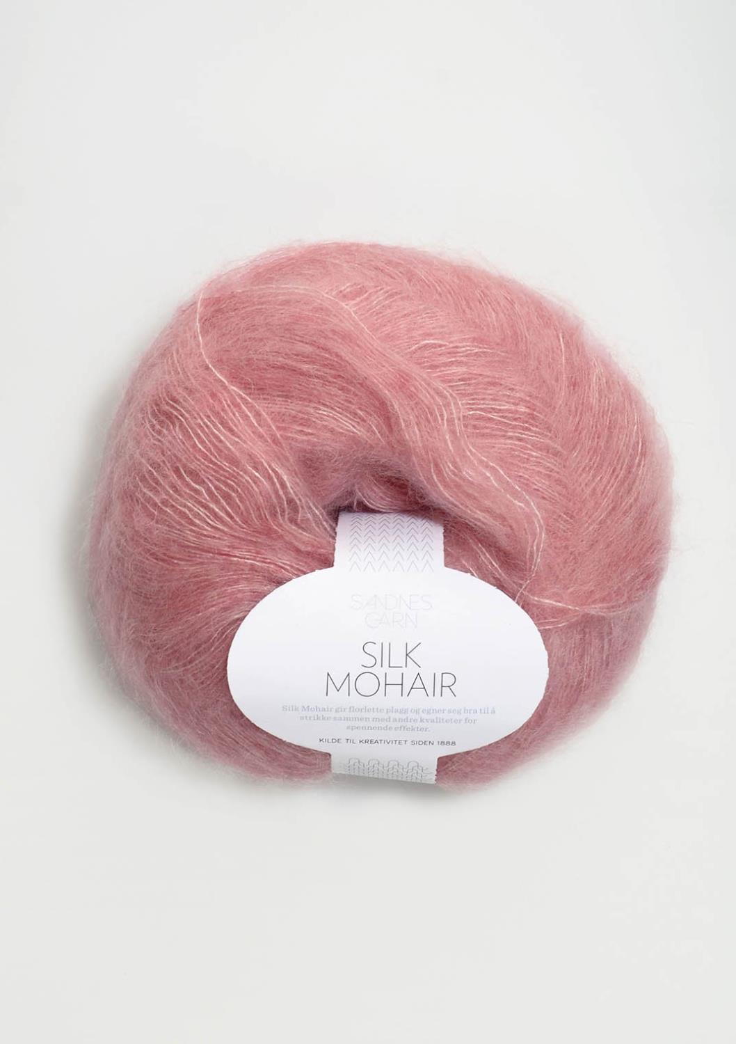 Silk Mohair Sandnes 4023 - Rosamelert