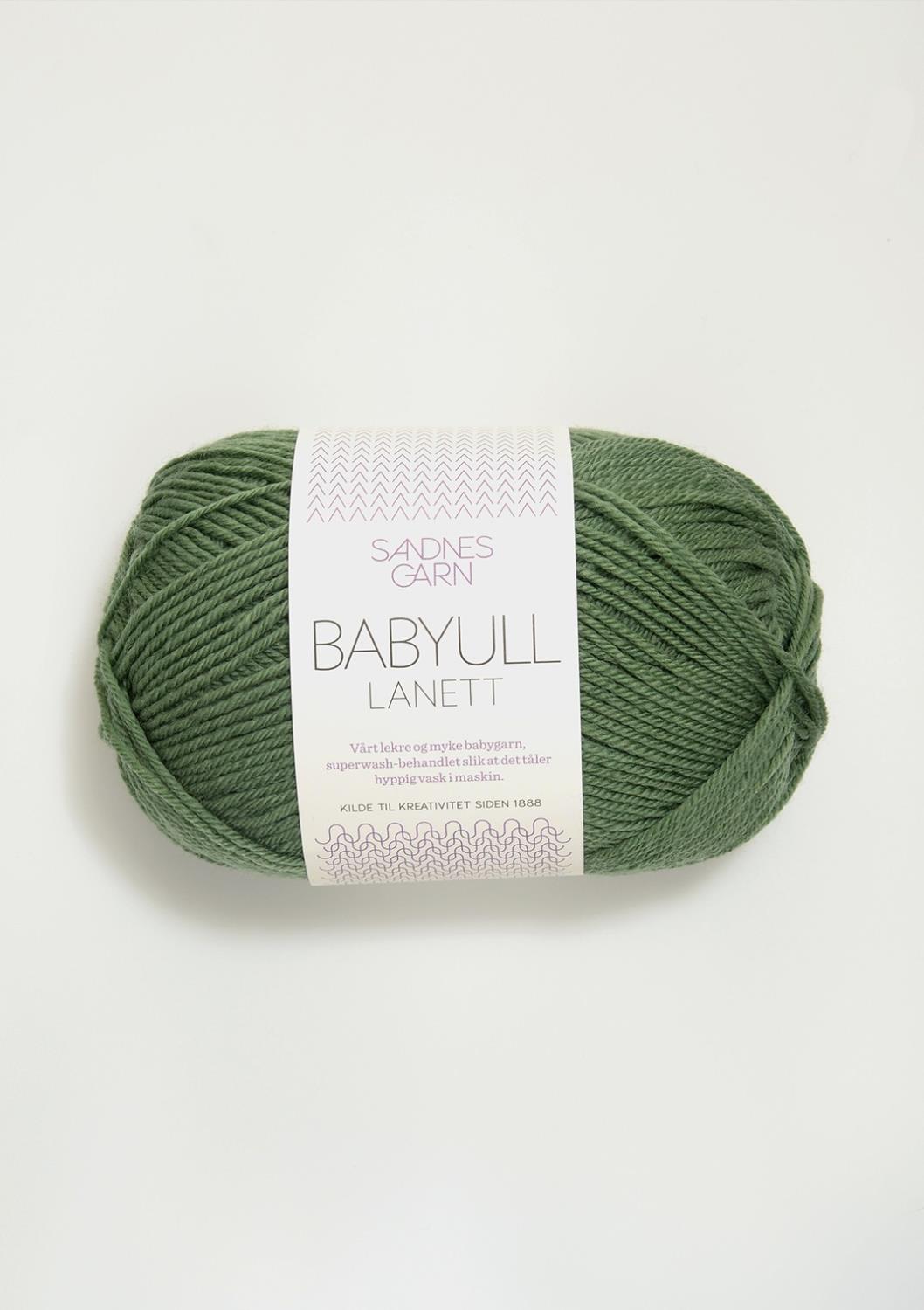 Lanett Babyull Sandnes 8543 - Grønn