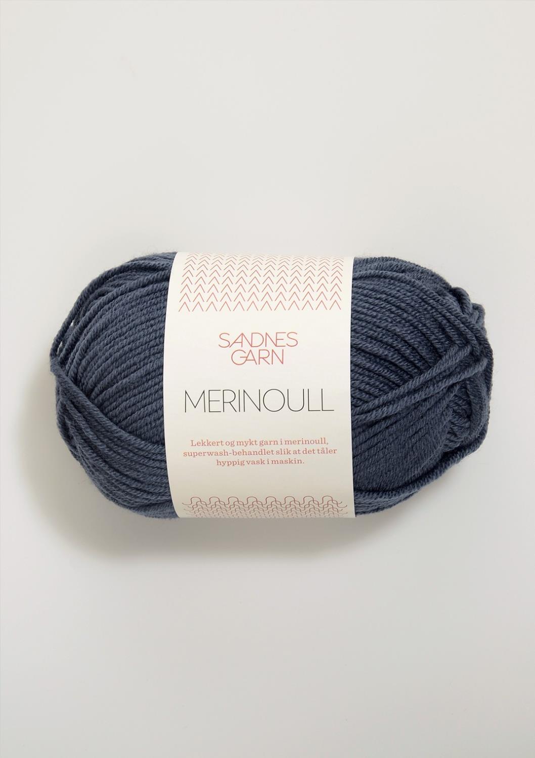 Merinoull Sandnes 6071 - Gråblå
