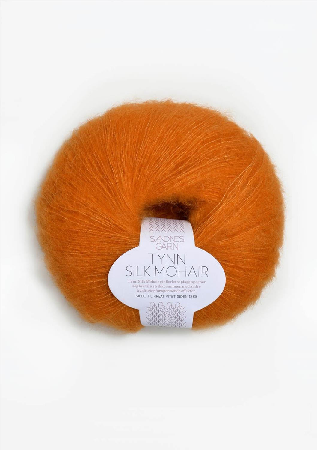 Tynn Silk Mohair Sandnes 2727 - Oransje