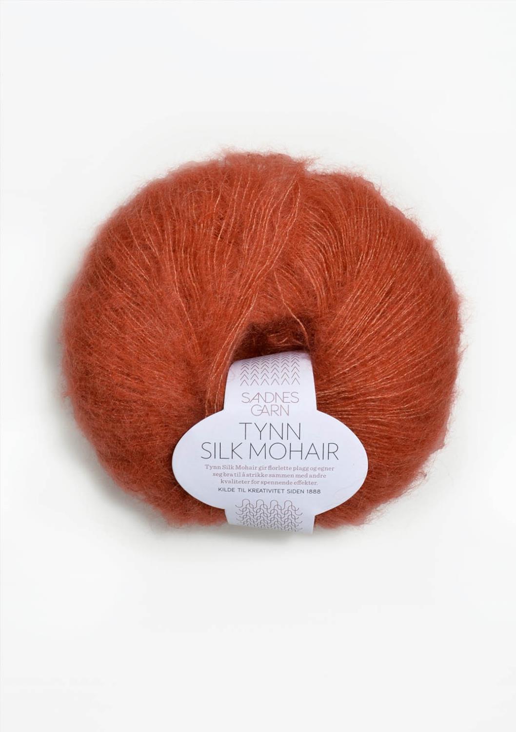 Tynn Silk Mohair Sandnes 3835 - Terrakotta