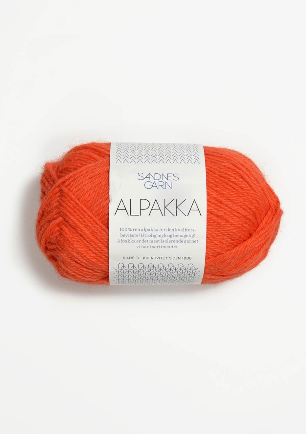 Alpakka Sandnes 3509 - Oransje