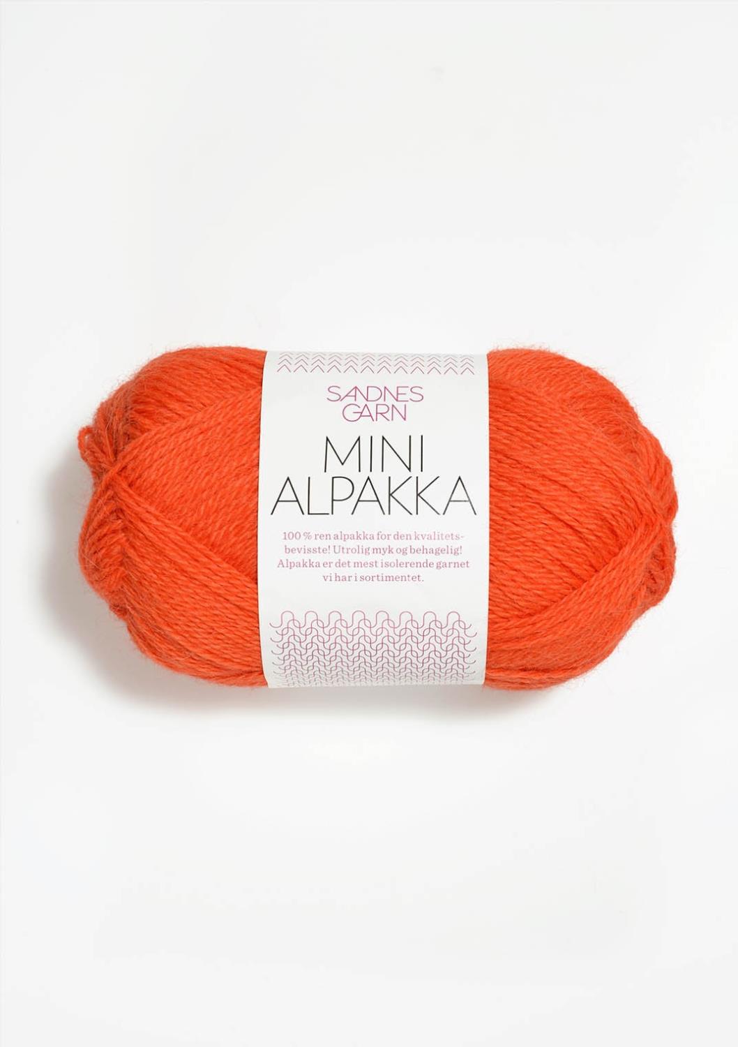 Mini Alpakka Sandnes 3509 - Oransje